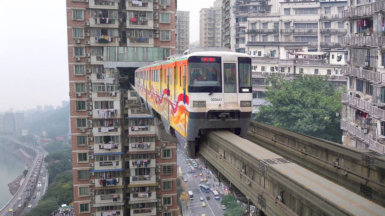 Inside China’s Weirdest Metro Line Built Through an Apartment Building