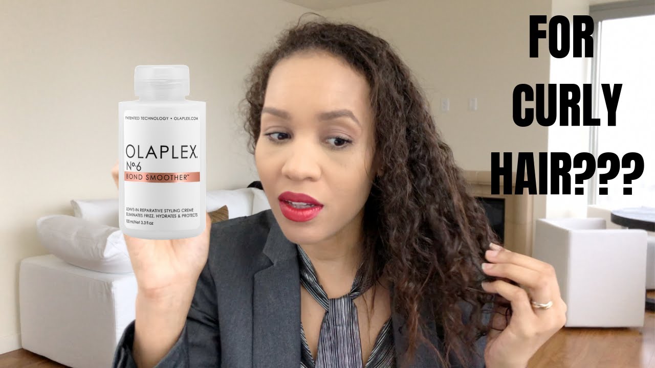 OLAPLEX NO 6 Bond Smoother | Good For Curly Hair??? 3c