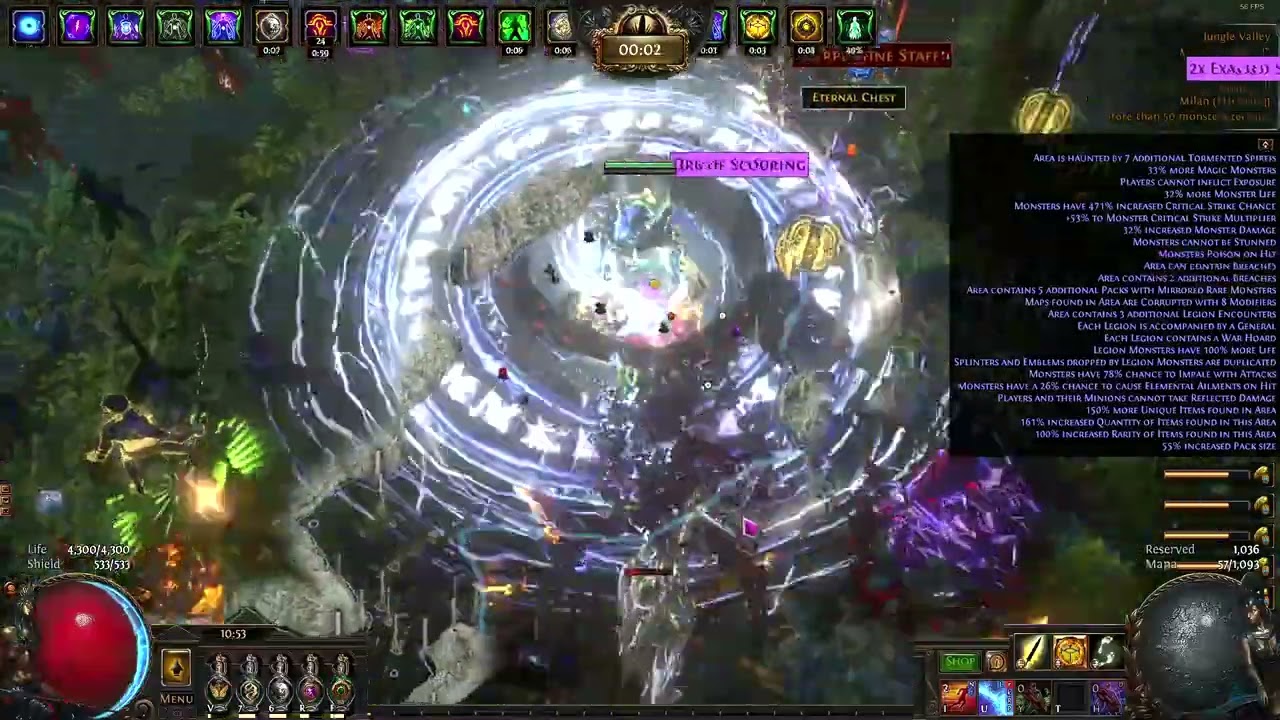 Shock nova build showcase - Path of Exile