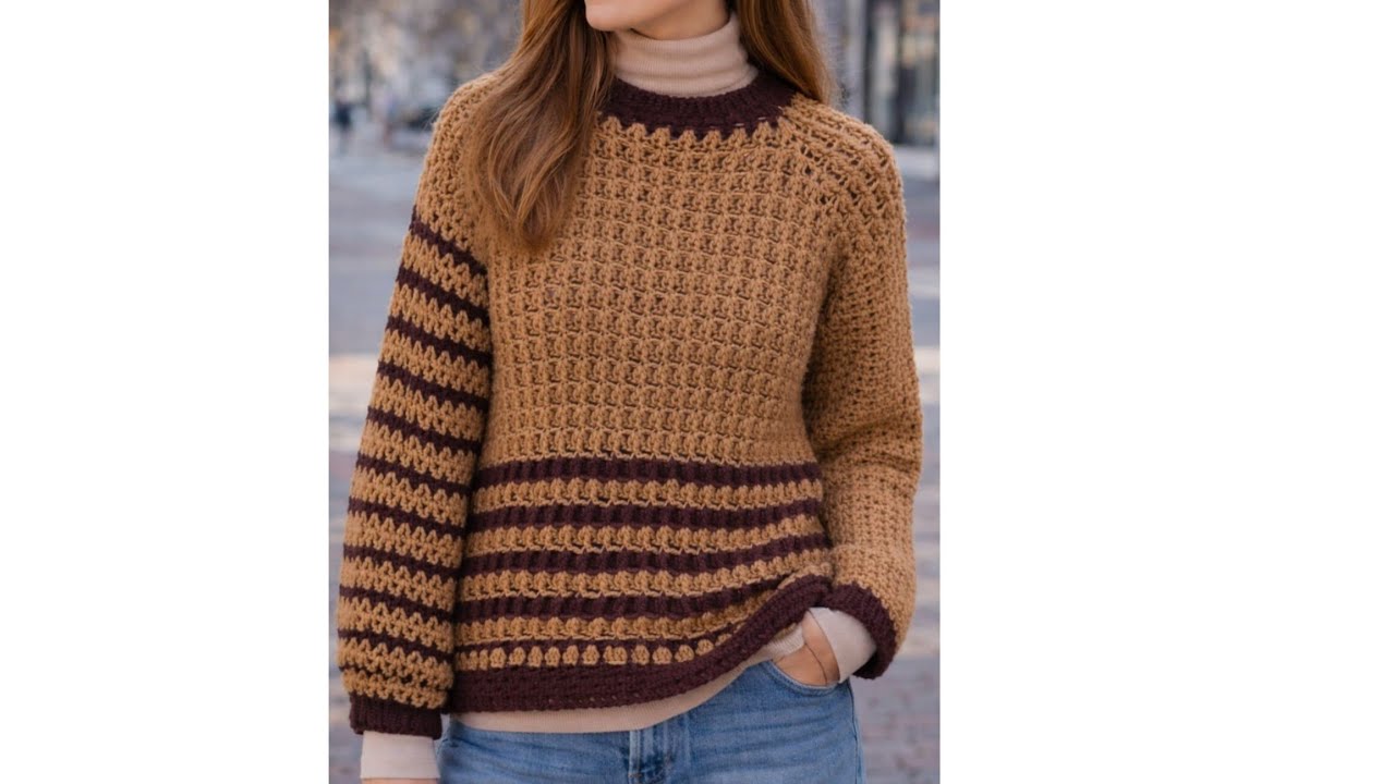 Pulover crosetat in lucru ,model usor ,in relief #crochettutorial#modele#crochet#knitting#tricotat