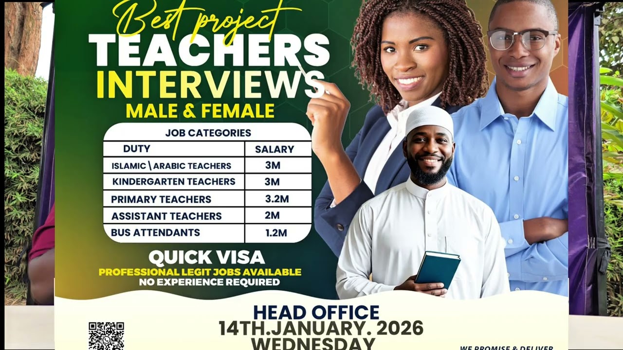 Professional legit jobs abroad, salary upto 3 million. 14th January 2026 