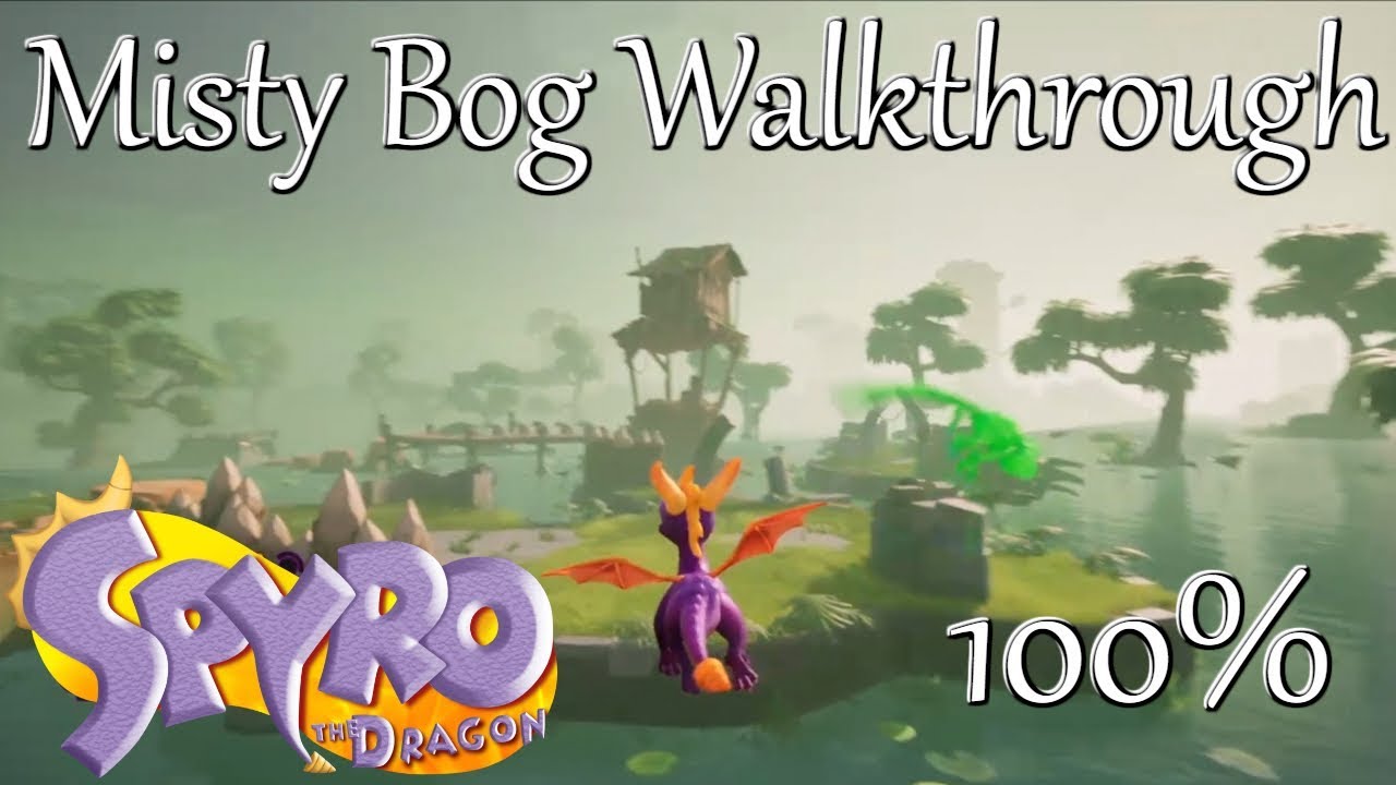 Spyro Reignited Trilogy: Прохождение Misty Bog — Самоцветы и Драконы