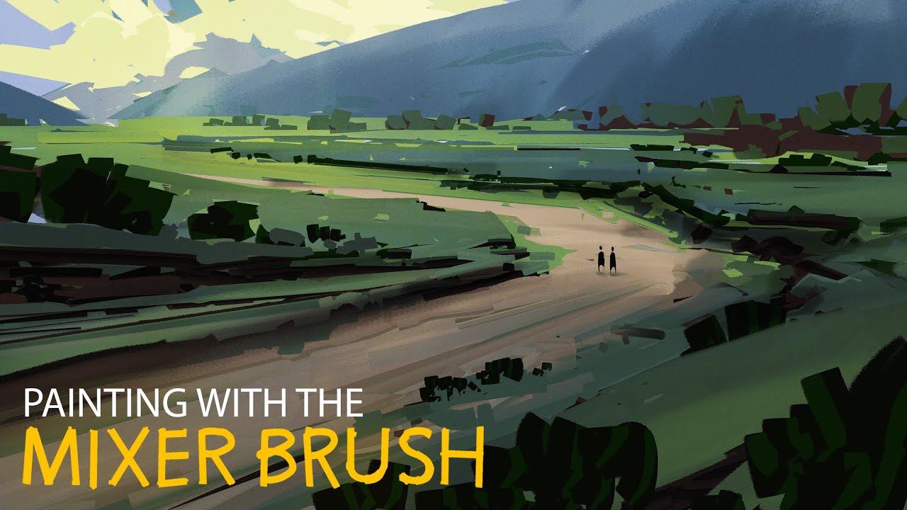 Painting with the Mixer Brush: Full Painting Process