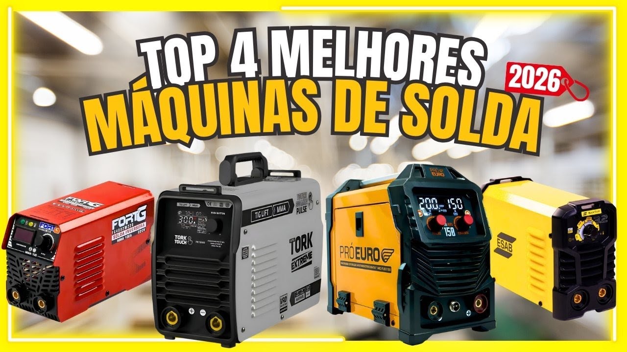 🔶MÁQUINA DE SOLDA - TOP 4 MELHORES Máquinas de Solda Custo-Benefício de 2026 [ATUALIZADO]