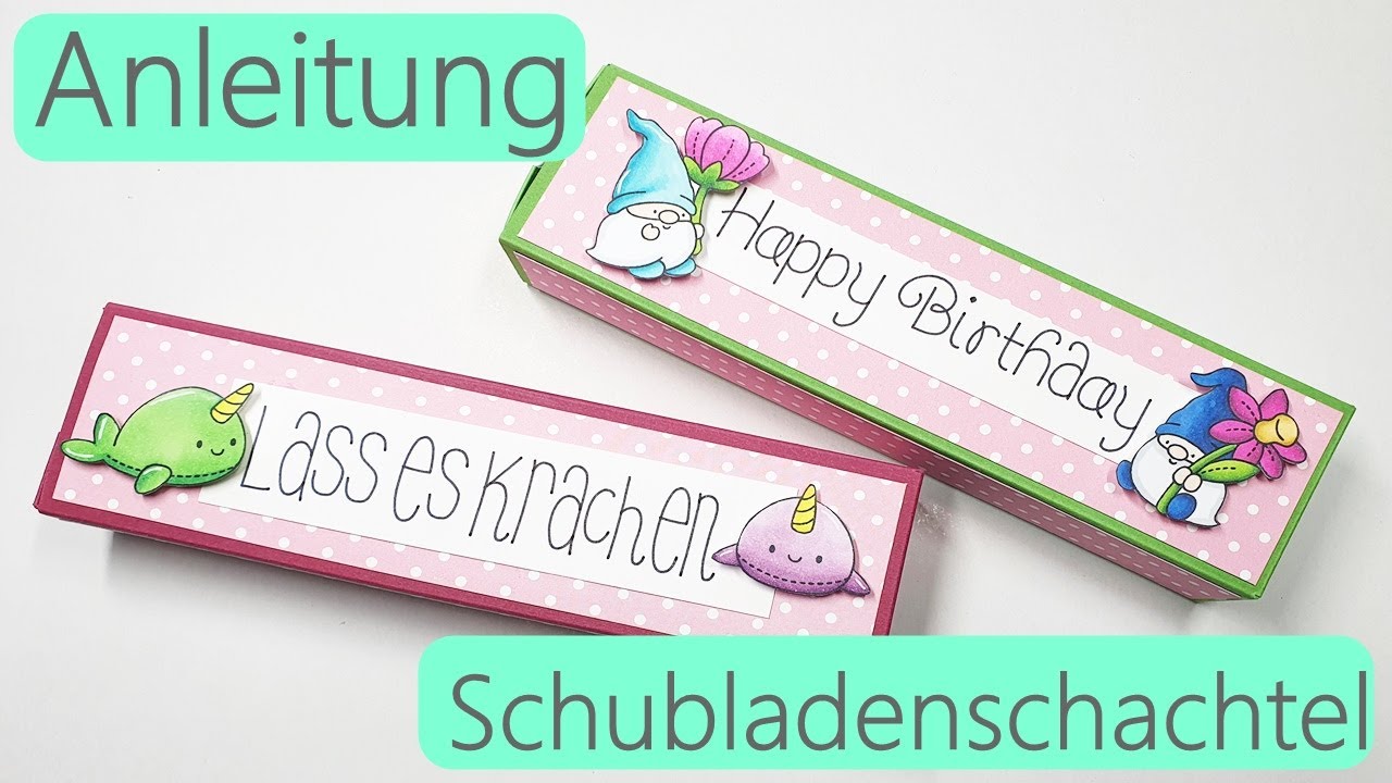 Schachtel basteln ✿ Schubladenschrank  ✿ Aufbewahrung basteln ✿ Wohin mit ungeliebten Papier ?