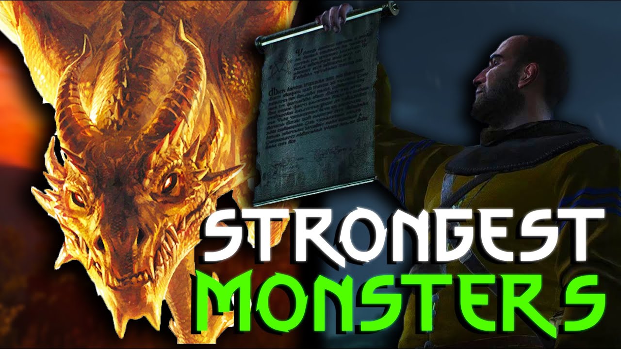Top 10 STRONGEST Monsters in The Witcher
