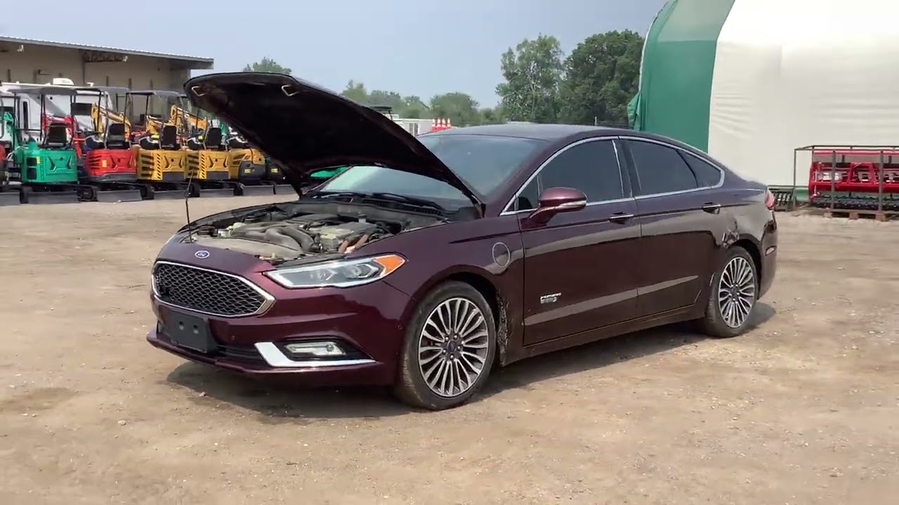 2017 Ford Fusion Energi Titanium | Online Auction on Repocast.com