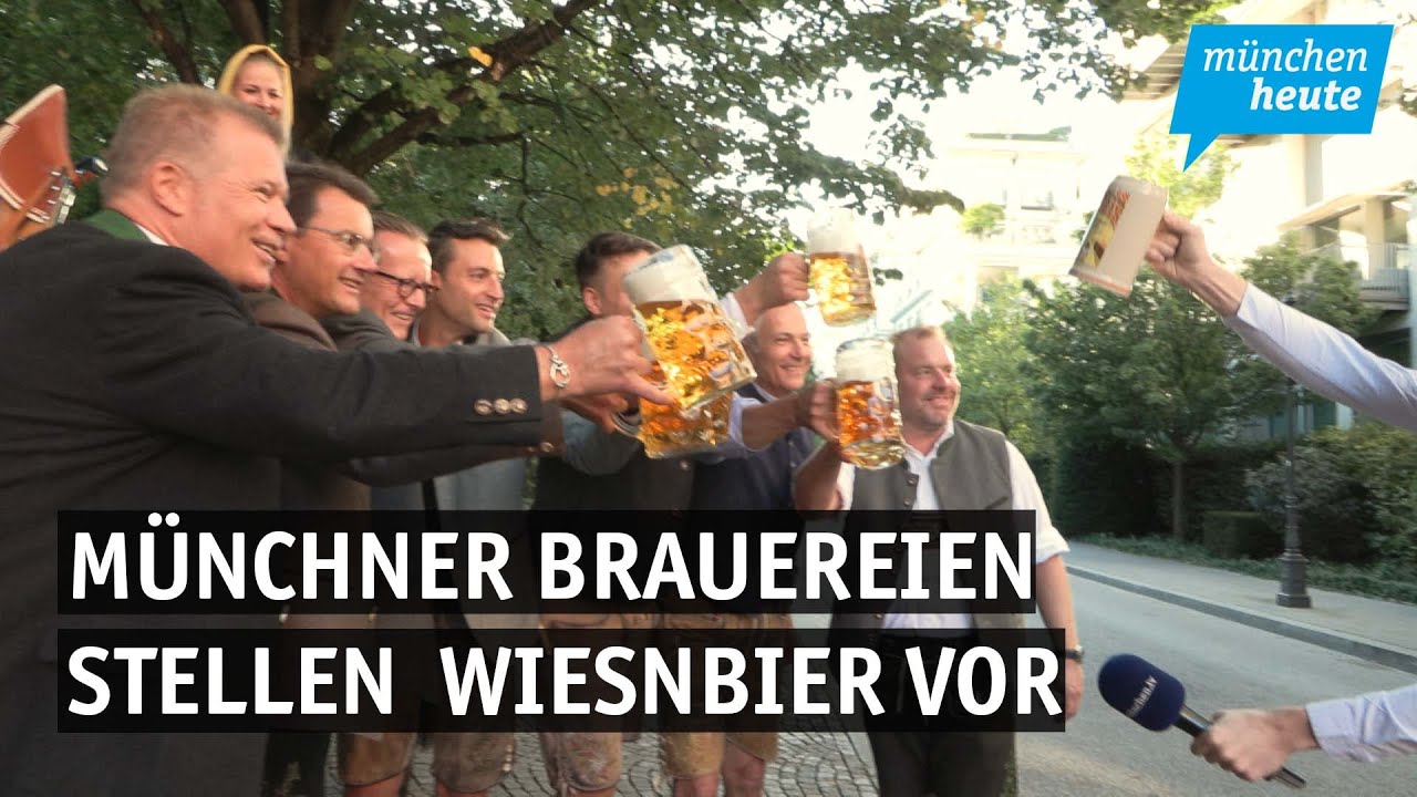 Oktoberfestbierprobe - Münchner Traditionsbrauereien stellen ihr Wiesnbier vor