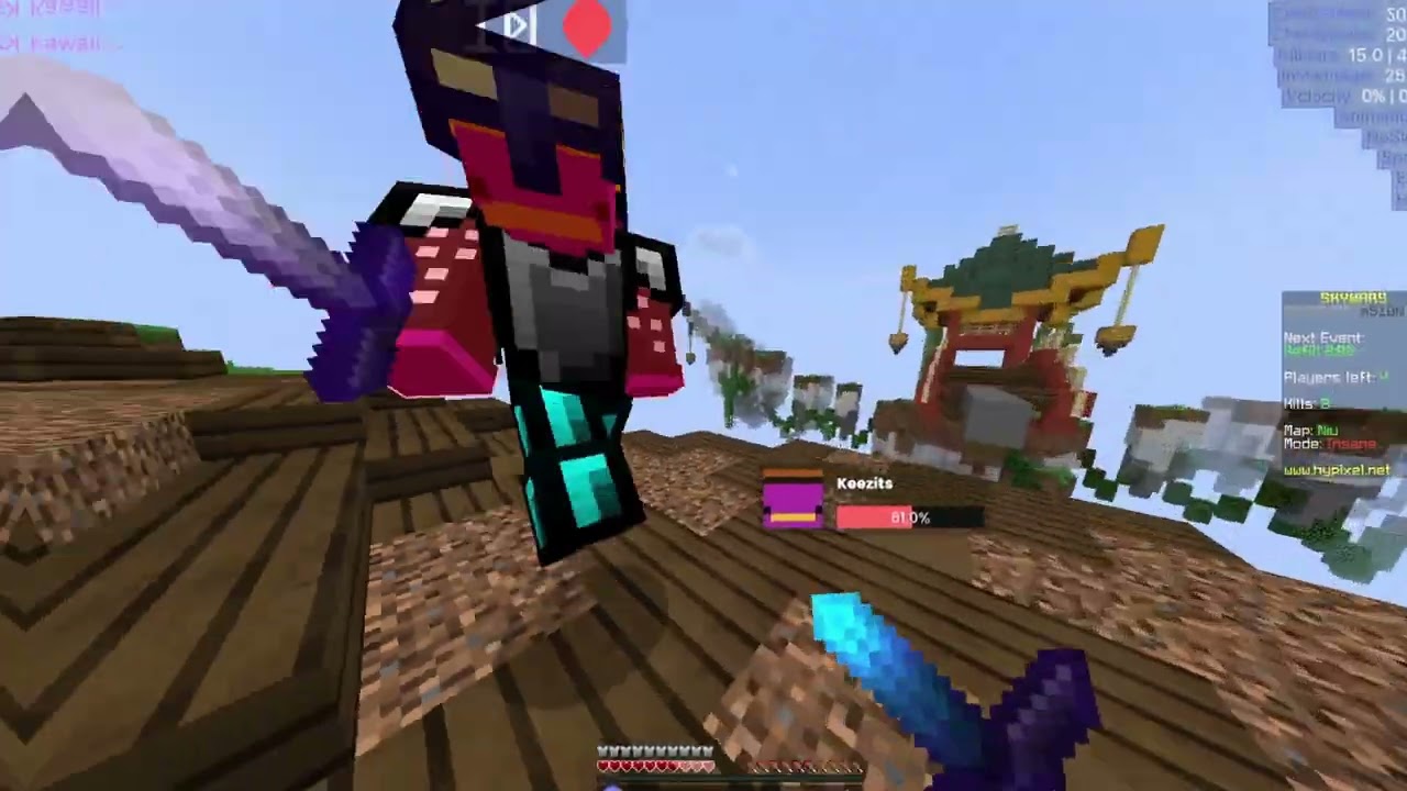 HYPIXEL DEMOLITION WITH KAWAII CLIENT || Chazed