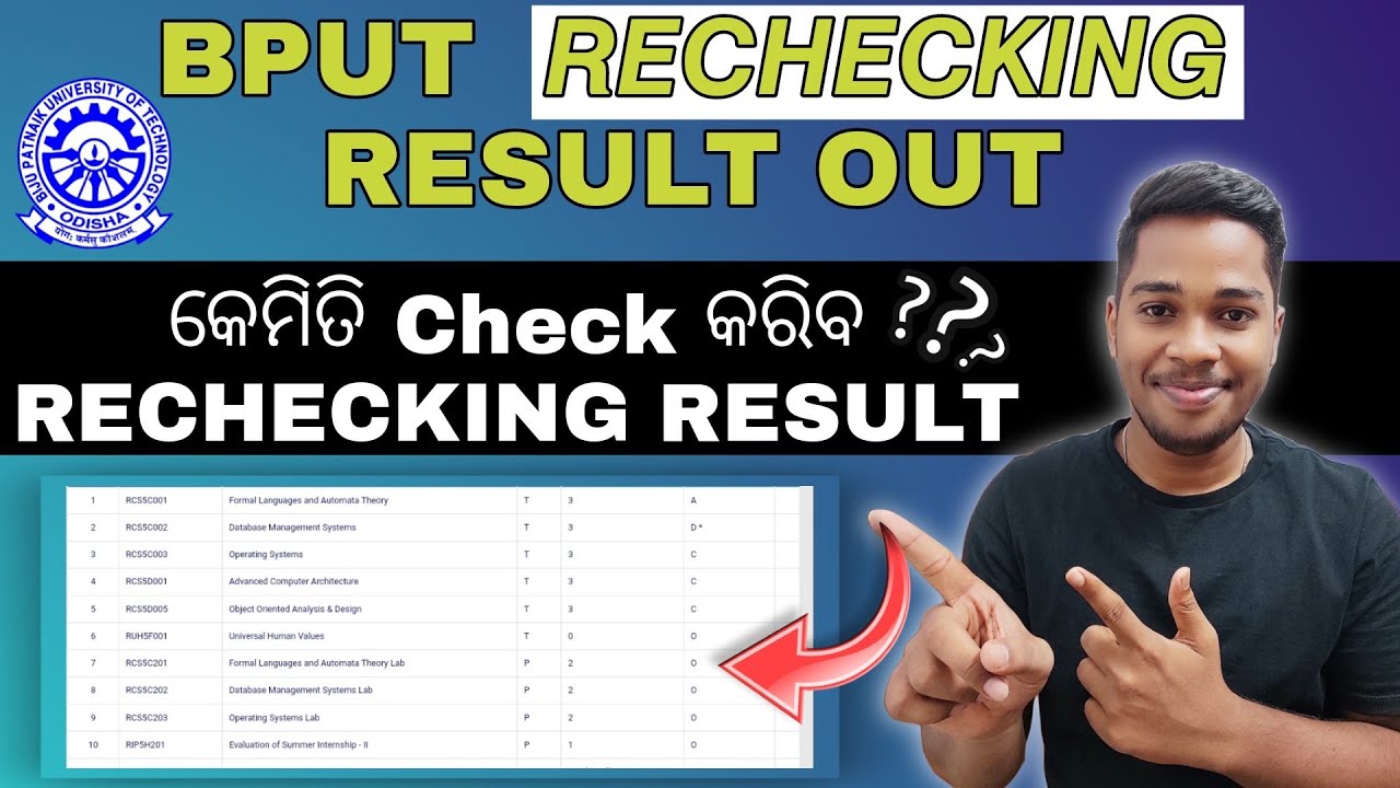 Bput Rechecking result out|| Bput Rechecking result 2022