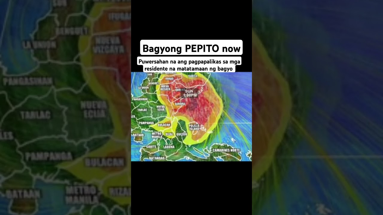 BAGYONG PEPITO Update now #weather #update #storm #philippines #bagyo #pepito #weatherupdate