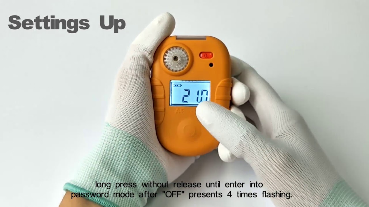 AGH5100 Single Gas Detector Operation Guide-AIYITEC.com