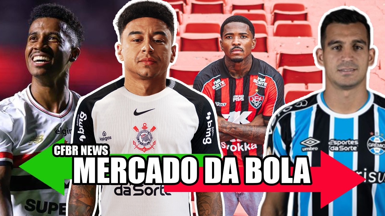 MERCADO DA BOLA - LINGARD É DO CORINTHIANS | SÃO PAULO RENOVA COM ESTRELA | GRÊMIO LIBERA JOGADOR