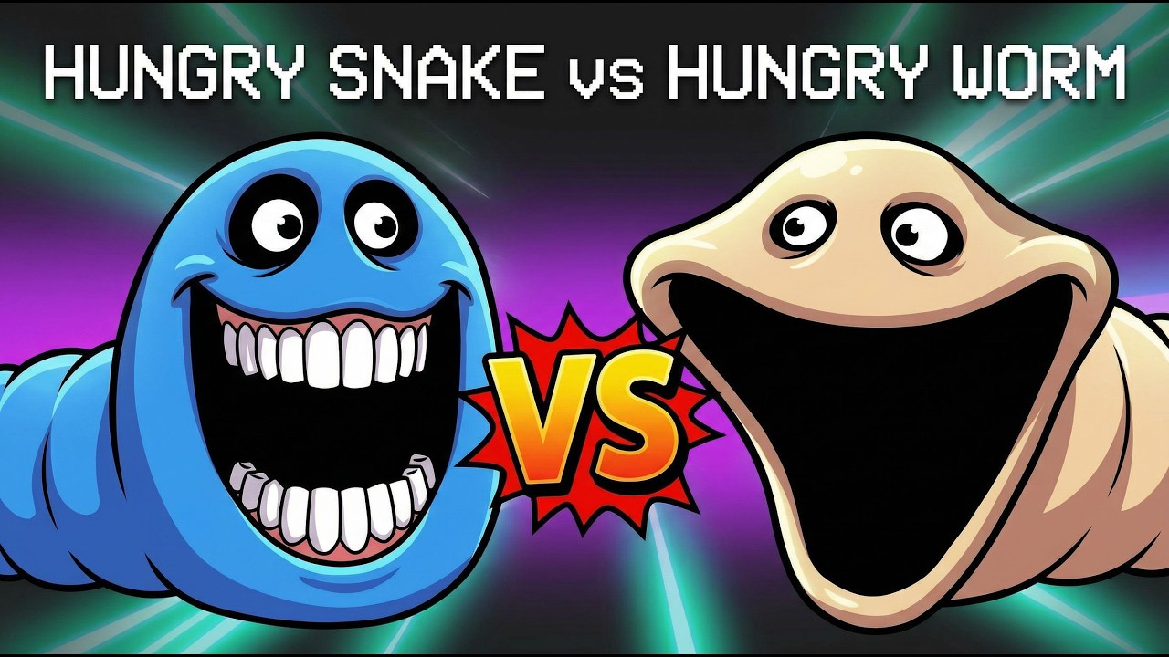 HUNGRY SNAKE vs. HUNGRY WORM