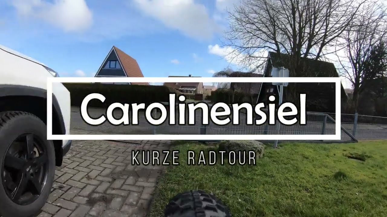 Kurze Fahrradtour in Carolinensiel