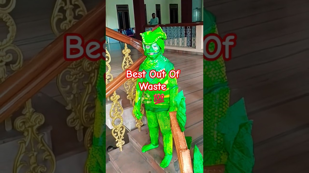 Best Out Of Waste ♻️, Fancy Dress competition 👌