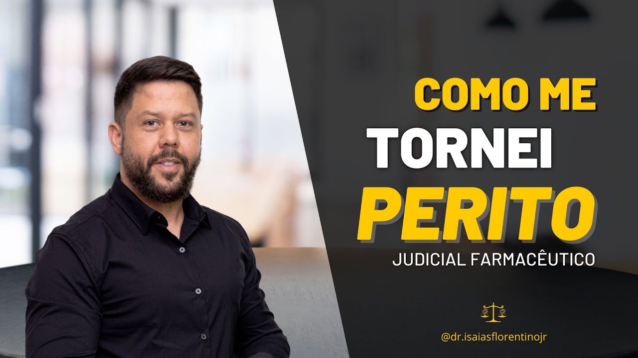 Como me tornei PERITO judicial farmacêutico