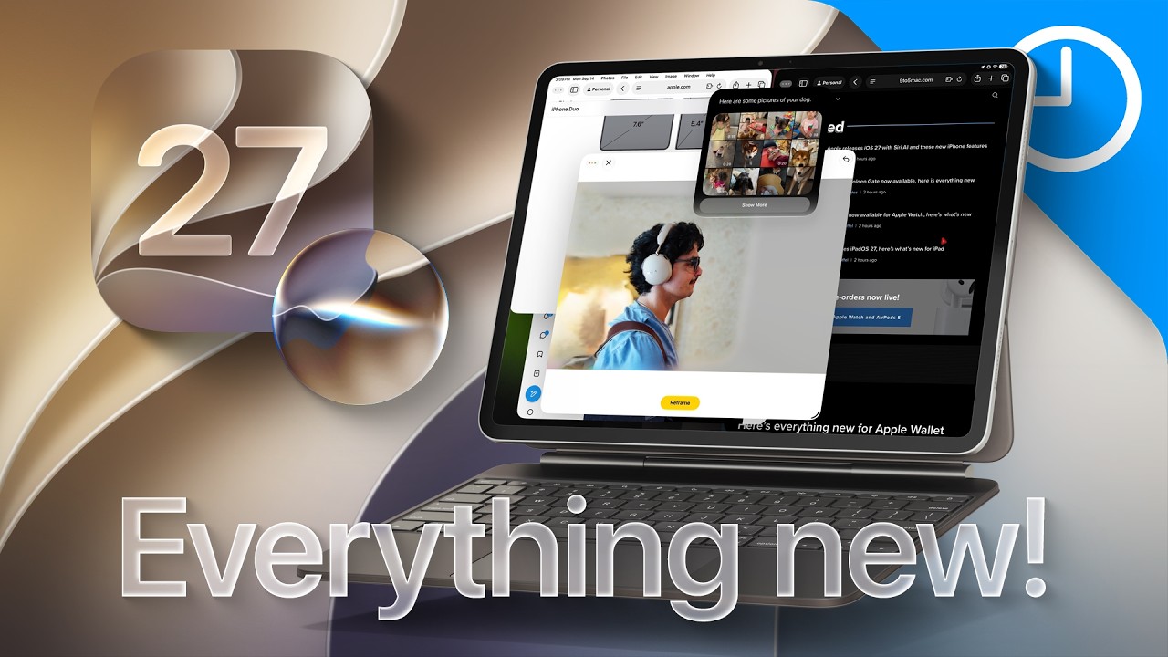 В iPadOS 27 гораздо больше новых функций, чем сказала Apple