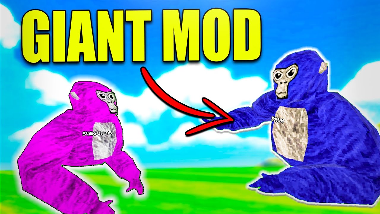 I Became A GIANT With MODS In Gorilla Tag (CRAZY)