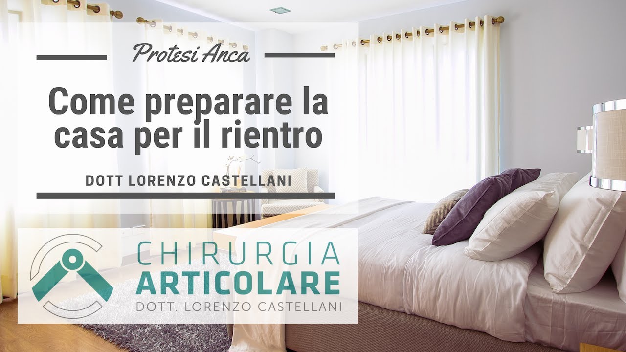 Come preparare l'abitazione per tornare a casa in sicurezza dopo la protesi di anca e di ginocchio