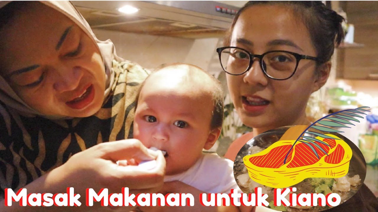 PERTAMA KALINYA MASAK MPASI UNTUK KIANO!!!