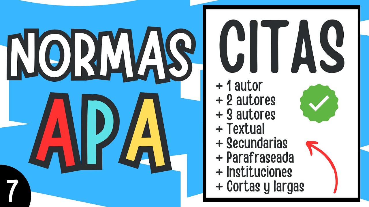 TUTORIAL: CÓMO CITAR EN APA 7MA EDICIÓN (ACTUALIZADA) - PASO A PASO