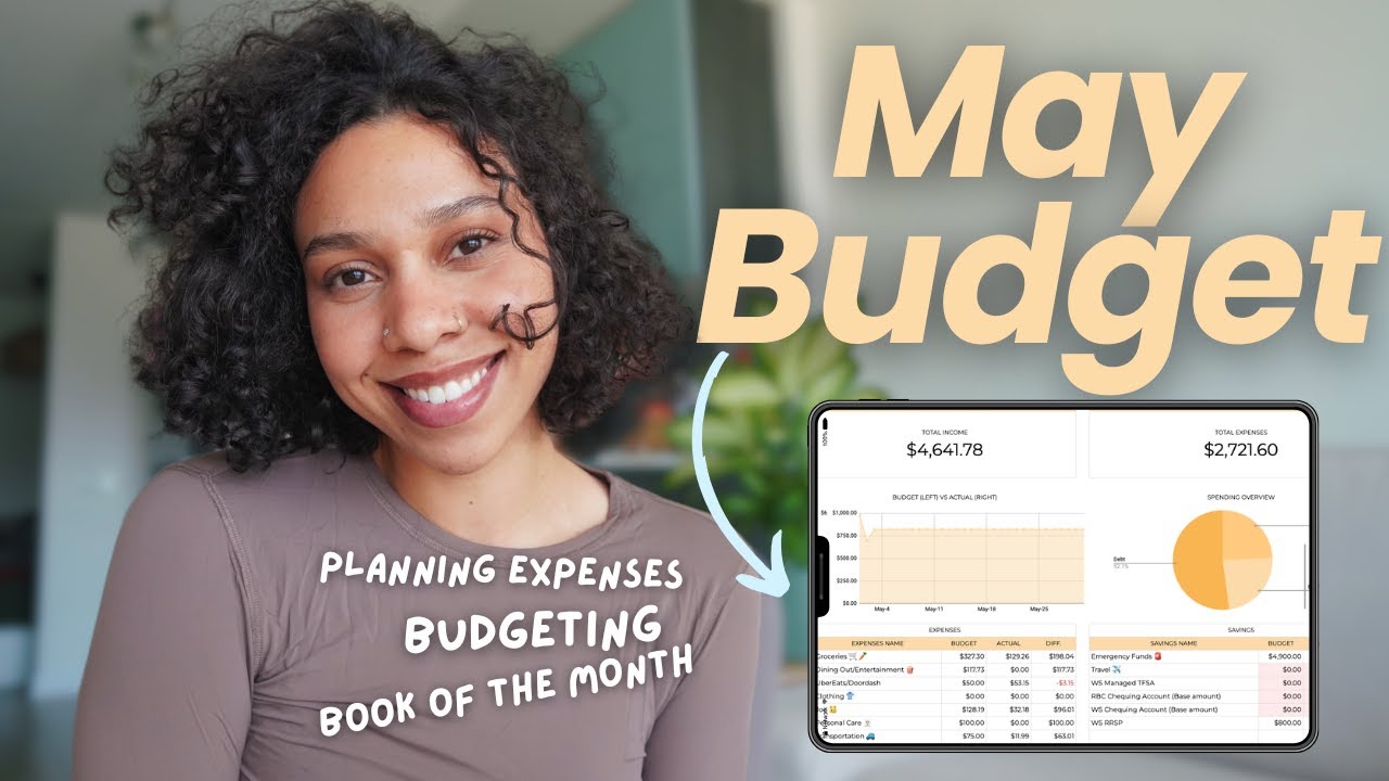 May 2025 Budget With Me | Income, Bills, Savings & Book of the Month