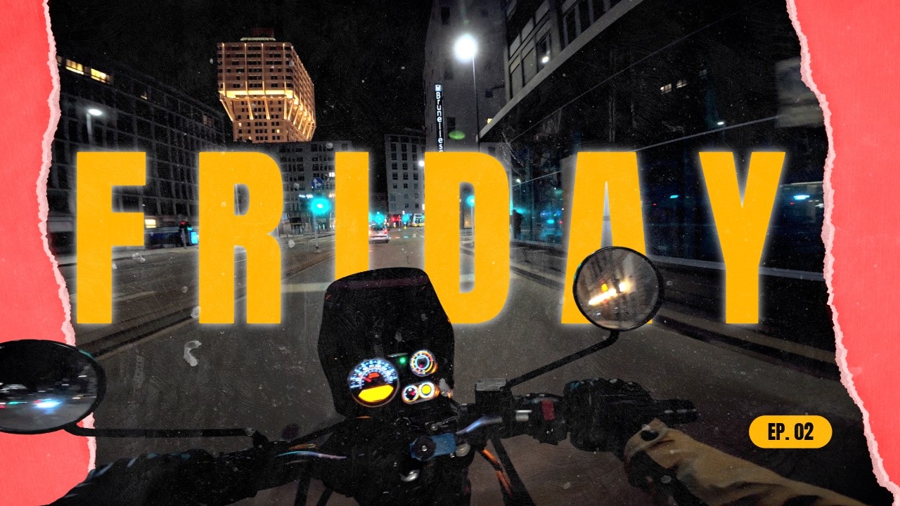 Royal Enfield Himalayan 411 | Night Ride in Milan | Pure Engine Sound | No Music