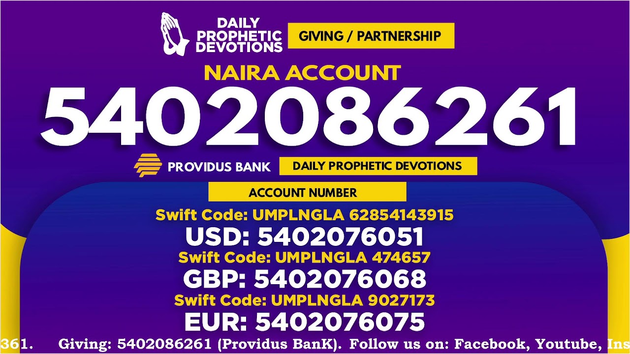 LORD SHOW ME A SIGN || THUR 19TH FEB, 2026  || DAILY PROPETIC DEVOTIONS  WITH PST GREAT