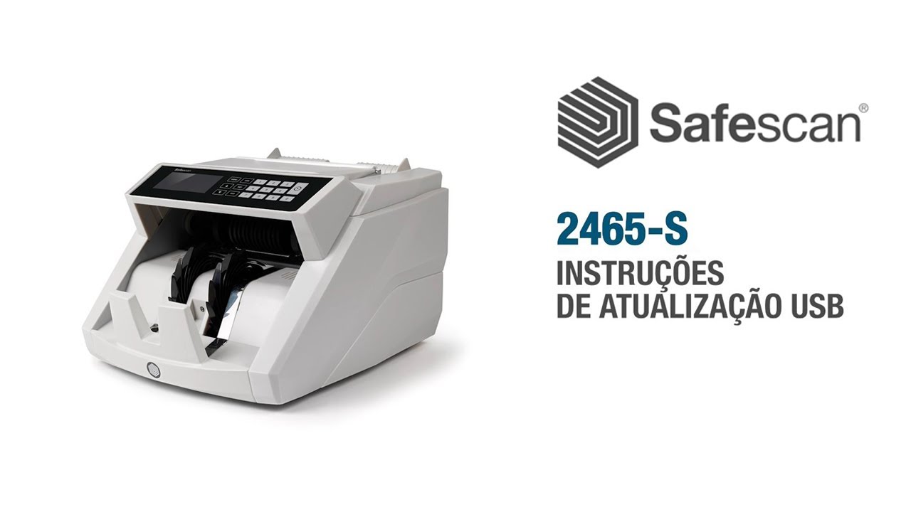 Safescan 2465-S instruções de atualização USB | Português