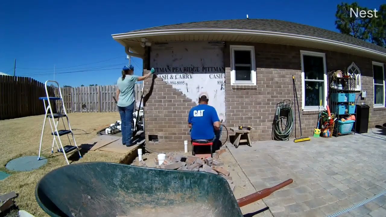 Brick removal for remodel