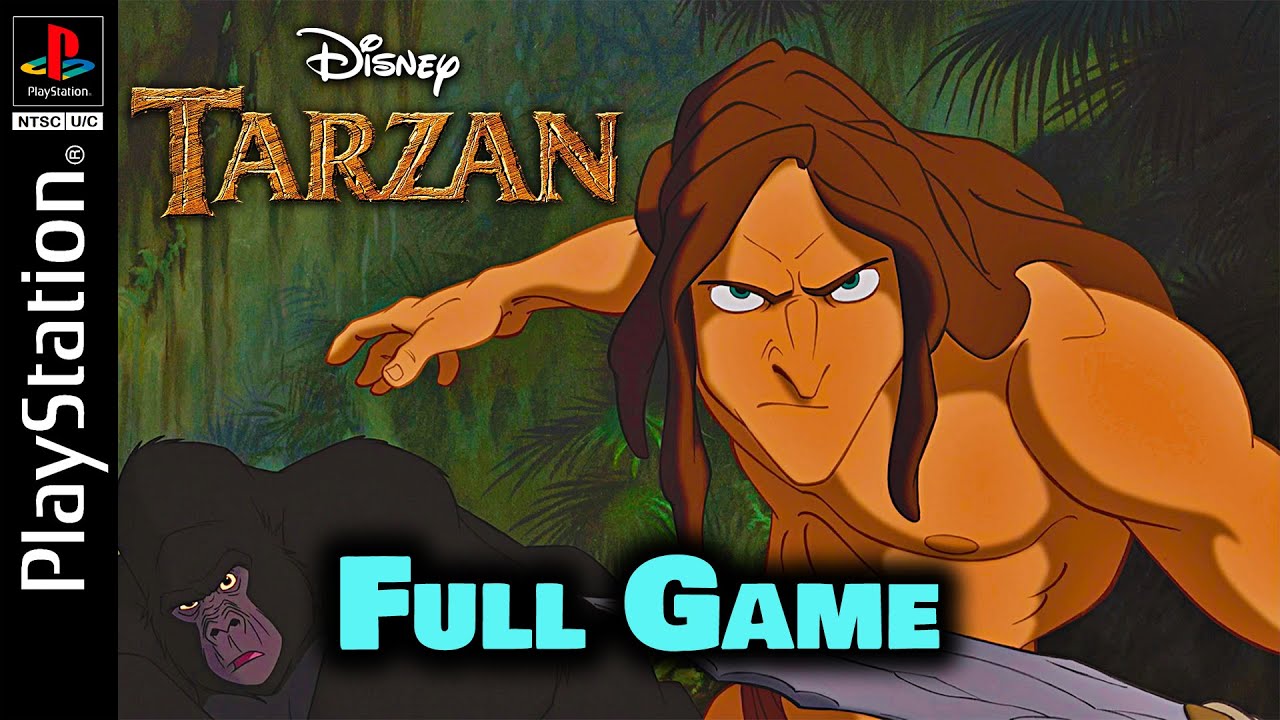 Disney's Tarzan: PS1 - Full Game Walkthrough (No Commentary Gameplay)