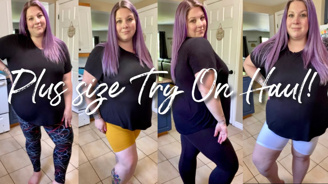 Plus Size Leggings & Biker Shorts Try On Haul! *I'm Shocked!!*