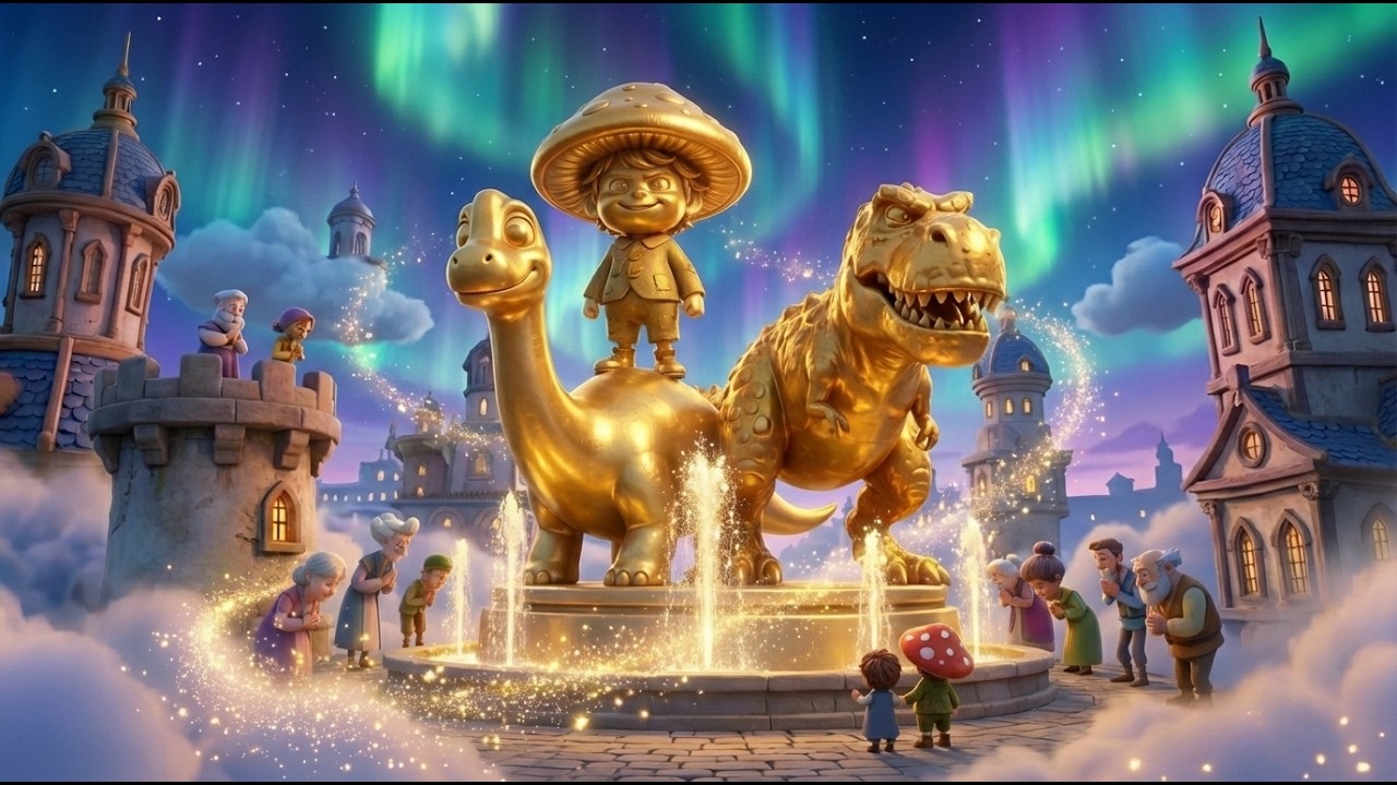 14  Shroomy & Blue: The Mystery of the Floating Island | 4K Animation