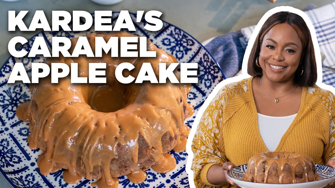 Kardea Brown's Caramel Apple Cake ​| Delicious Miss Brown | Food Network