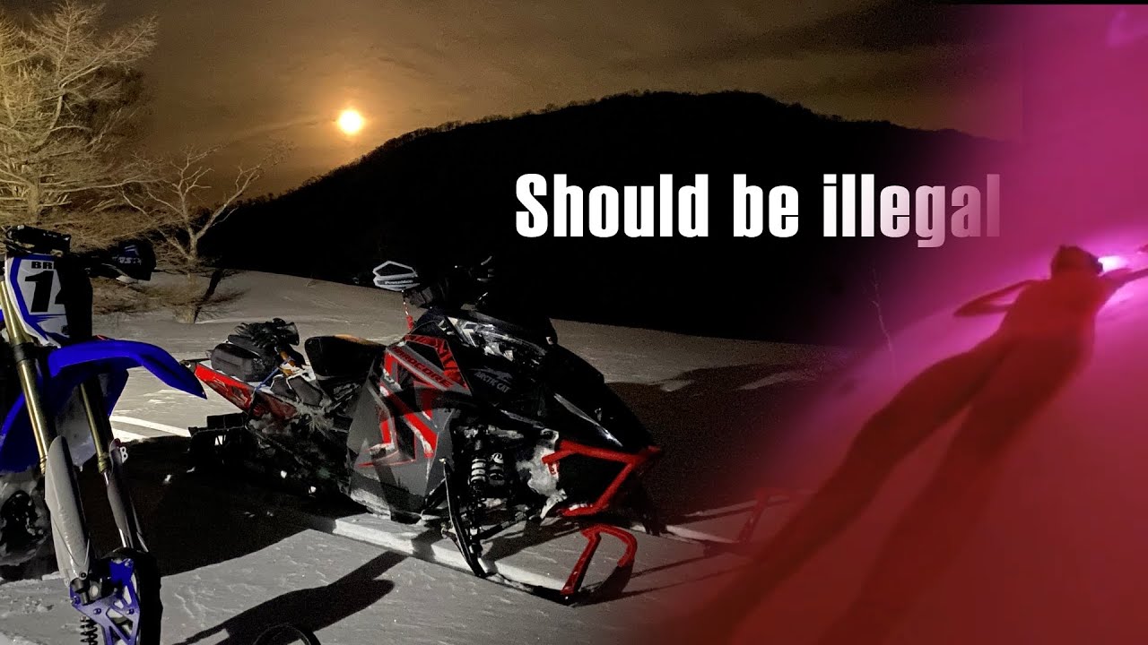 Midnight powder raids: lights, helmet mounts, and why snowmobile at night
