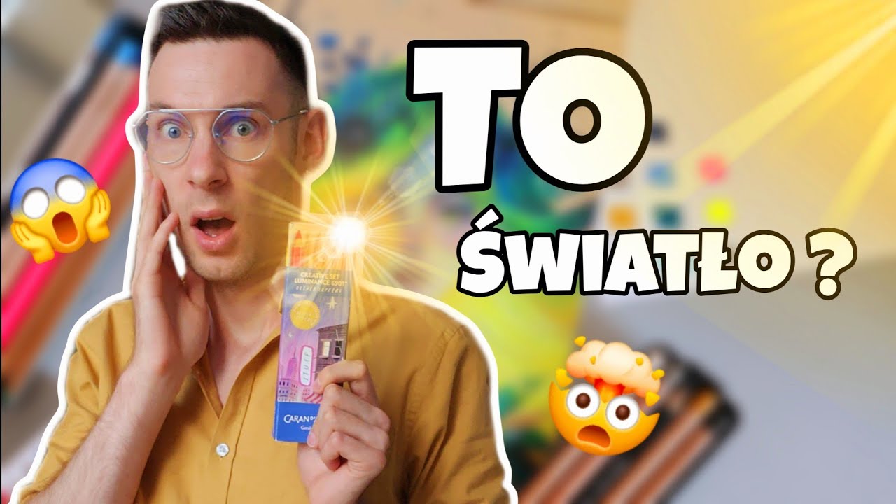JAK STWORZYĆ EFEKT ŚWIATŁA NA RYSUNKU ?! 😱 DZIWNY ZESTAW KREDEK! CARAN DACHE #47