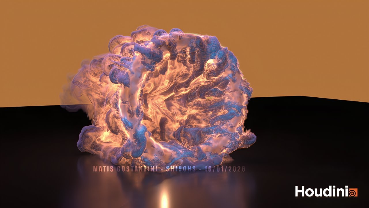 FX -  Thanos Portal simulation in Houdini (10/01/2026)