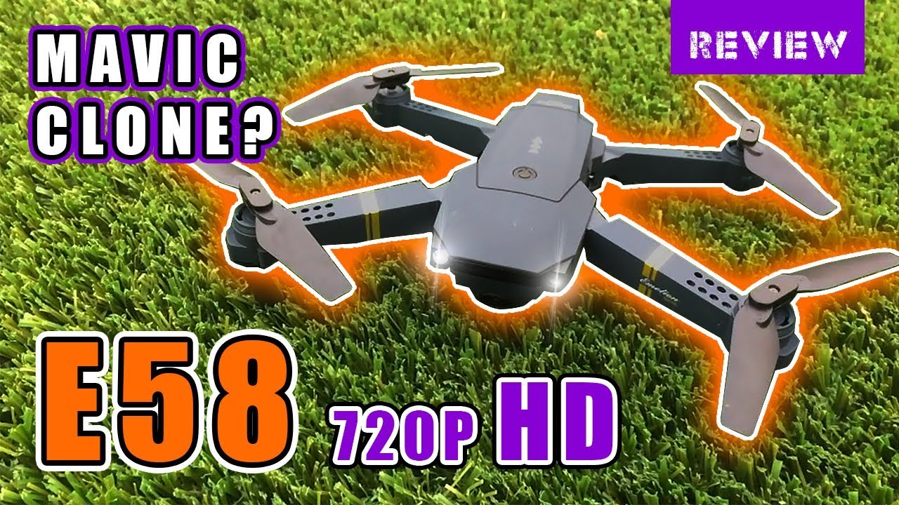 Eachine E58 WIFI FPV Review [Deutsch 🇩🇪 🇨🇭 German] – «Bester» DJI Mavic Pro-Klon?