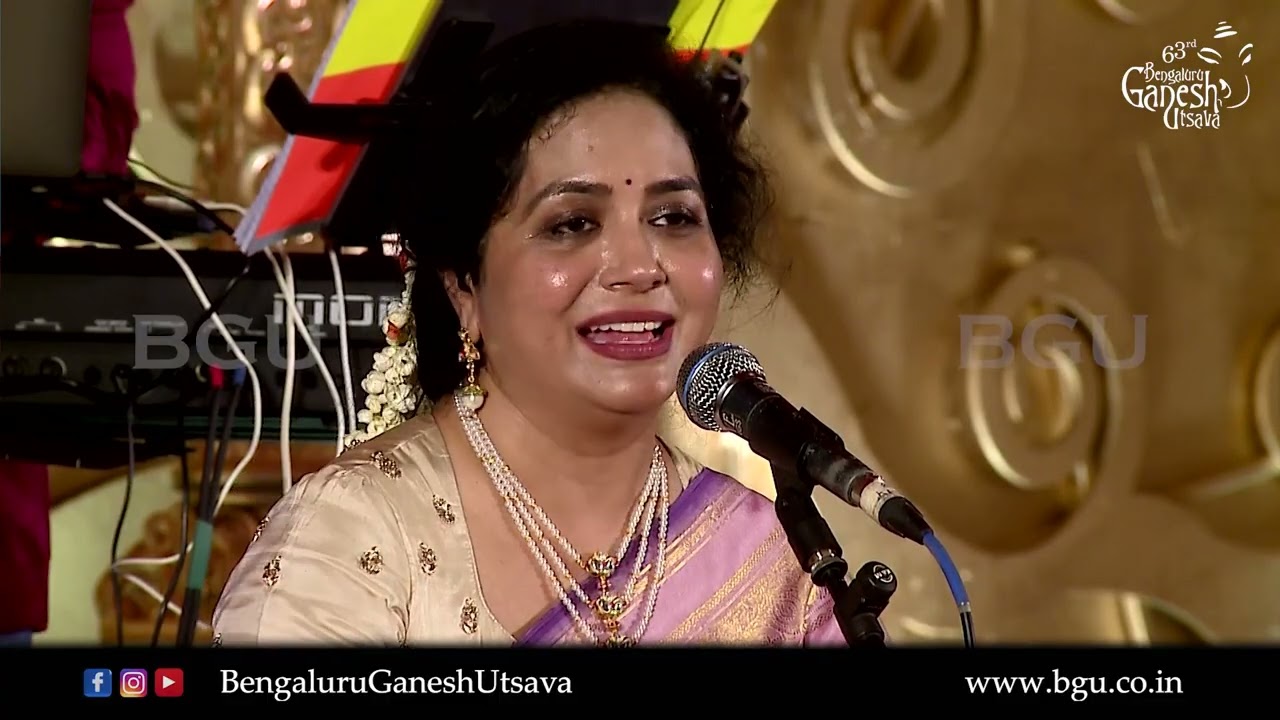PALUKE BANGARAMAYANA | Sunitha Upadrasta | Bhakti Sangeetha | 63rd Bengaluru Ganesh Utsava 2025