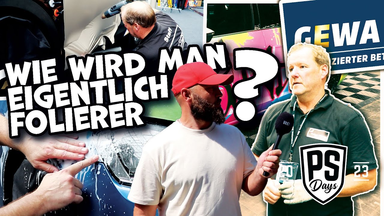 Meisterpflicht f&uuml;r Folierer ?Wie wird man Folierer mit Michael Dassler von der GEWA .