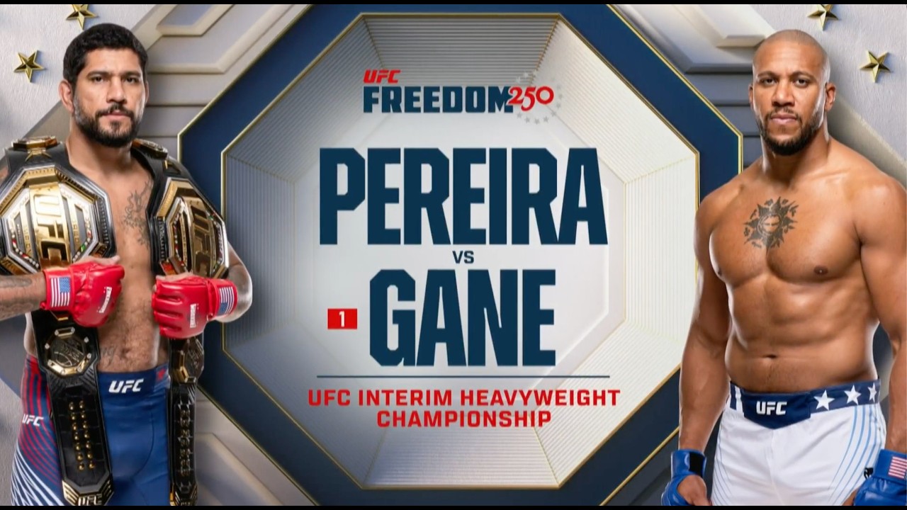 UFC Freedom 250: Alex Pereira vs Cyril Gane Highlights