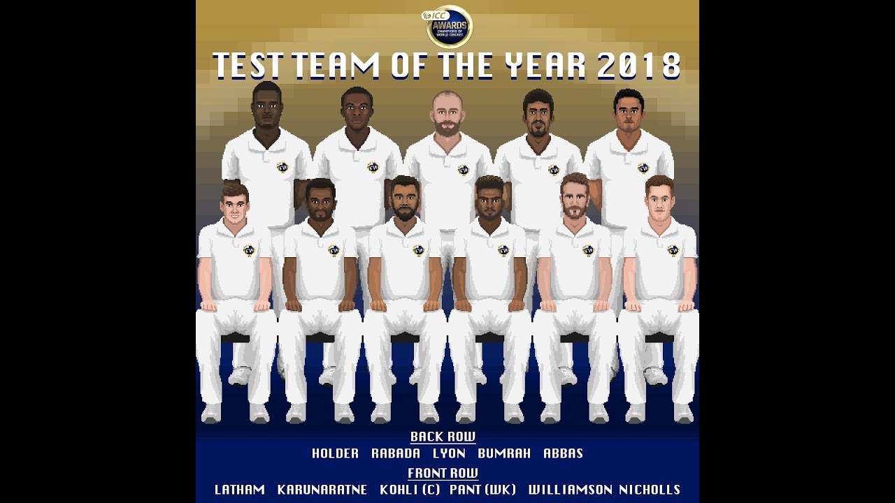 ICC Test Team of the Year 2018