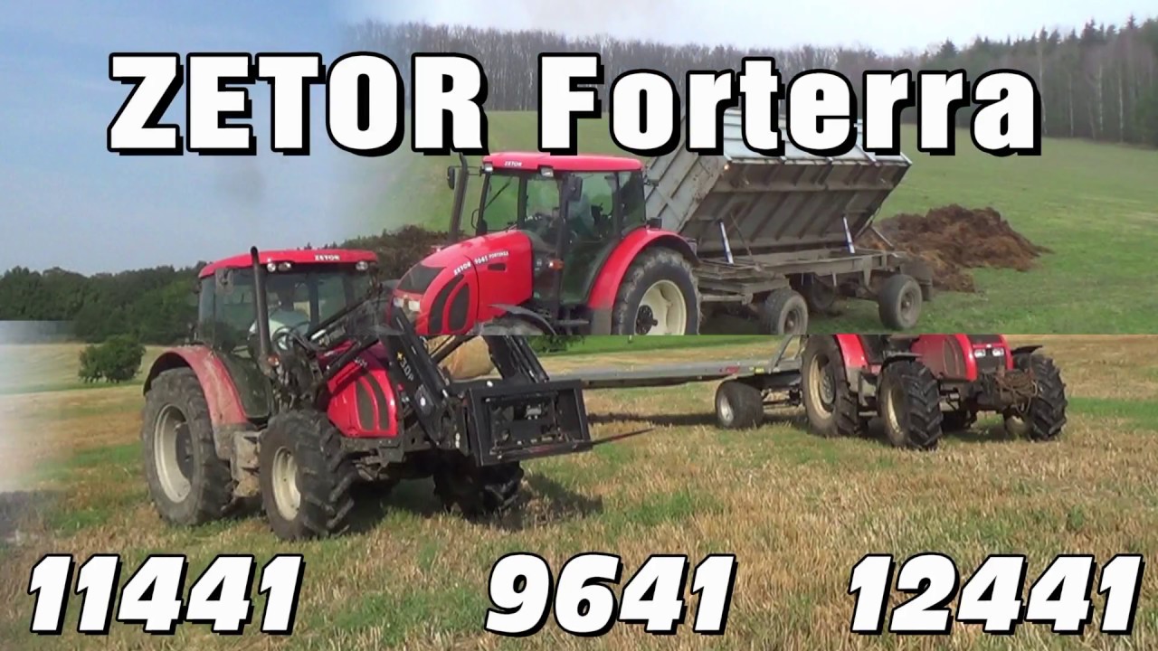 ZETOR  FORTERRA 11441 + 9641 + 12441 in action.