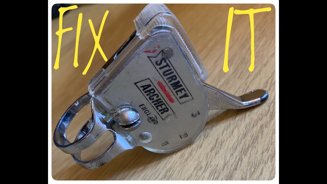 sturmey archer shifter repair and restore