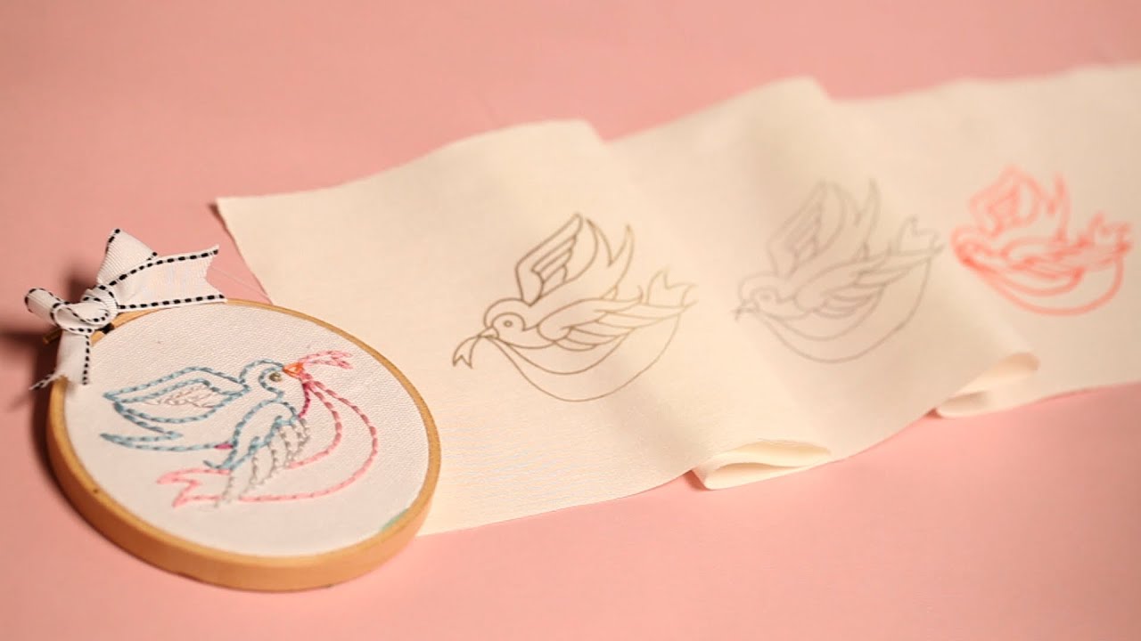 Three Ways to Transfer Embroidery Patterns