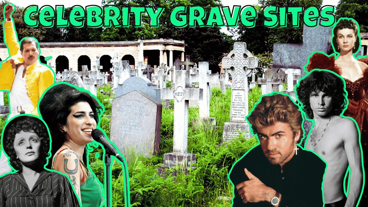 CELEBRITY GRAVES in London and Paris