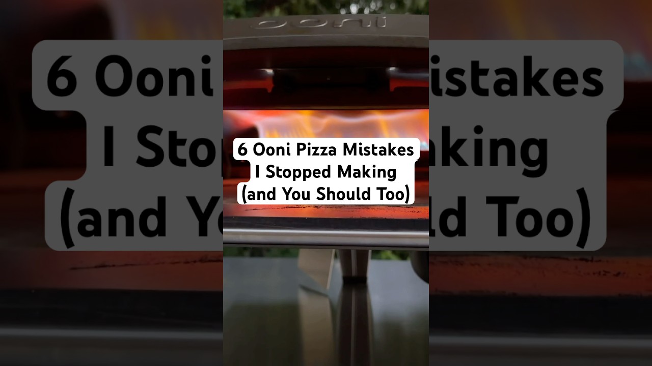 🔥 6 Ooni Pizza Mistakes I Stopped Making (You Should Too) | Backyard Pizza Lab