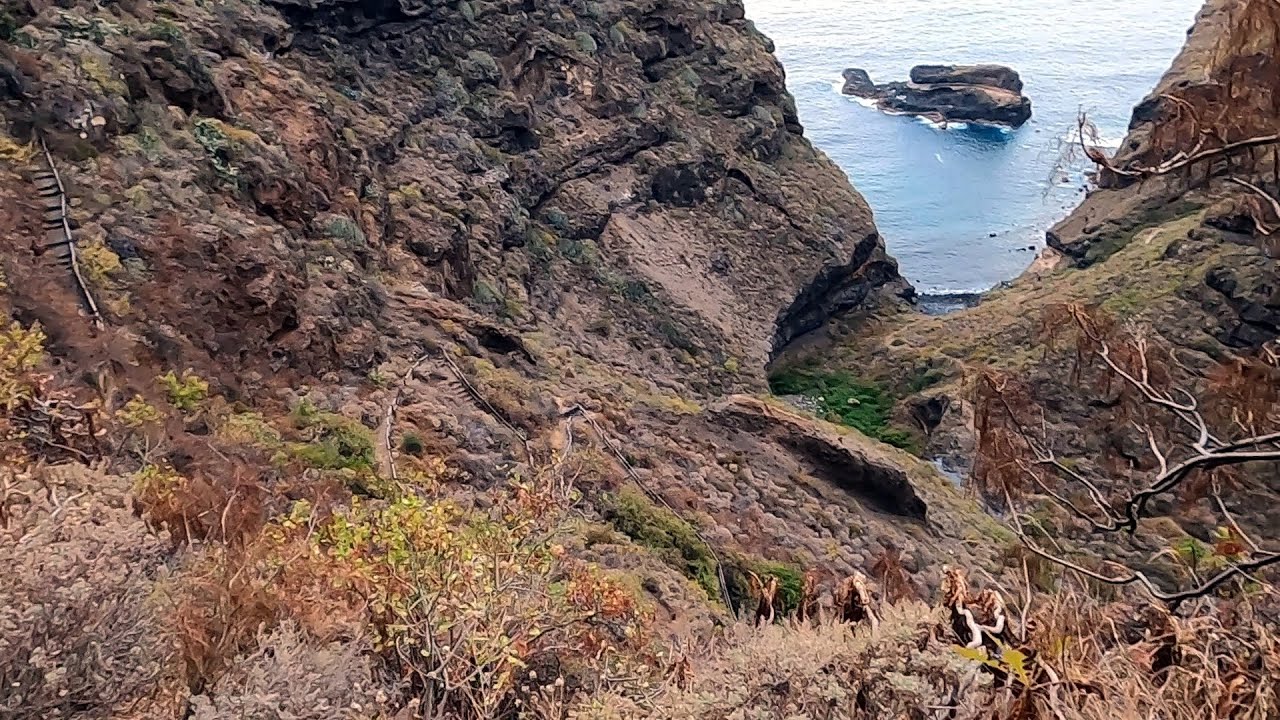 Спуск к океану Barranco Hondo Tenerife
