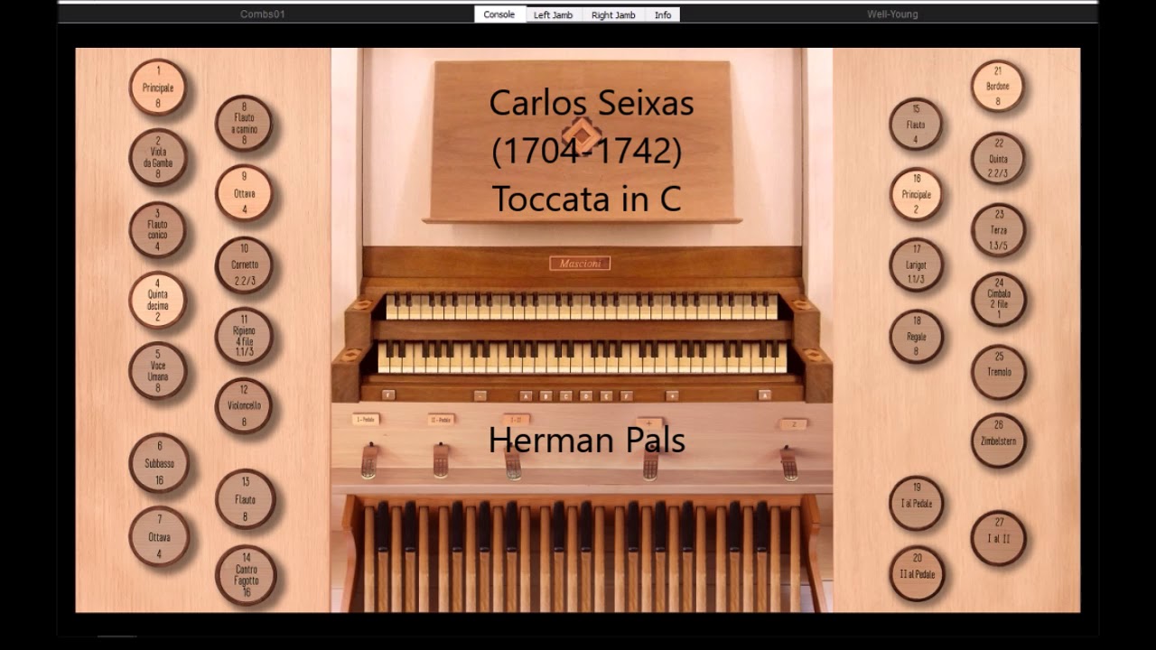 Carlos Seixas Toccata in C (Hauptwerk Giubiasco)